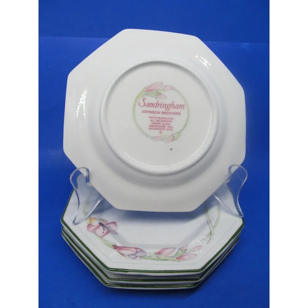 Johnson Brothers Sandringham Bread & Butter Plates Bundle of 4 Pristine